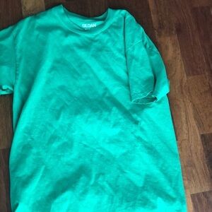 Gildan Kids Short Sleeve Tee in Teal Green